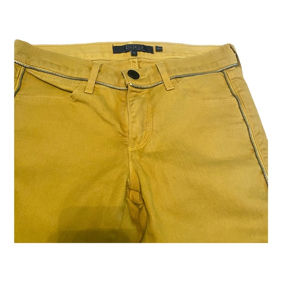 Bird by Juicy Couture Waxed Denim Jeans with Zipper Detail - Picture 3 of 5